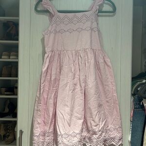 Pink Lace Kids Dress Size XL 14/16